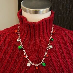 Vintage Christmas Necklace & Earring Set